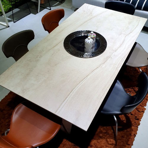 Na.me 내츄럴 보르고네 MIRAGE  ITALY 포세린 세라믹식탁 테이블  15T (양면세라믹,1800L,2000L,2200L 주문사이즈제작),의자별매