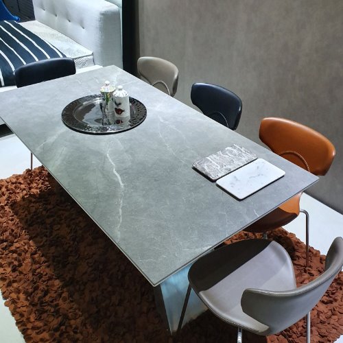 비요나내츄럴그레이 BALDOCER SPAIN 포세린 세라믹식탁 테이블  12T (양면세라믹,1800L,2000L,2200L 주문사이즈제작),의자별매