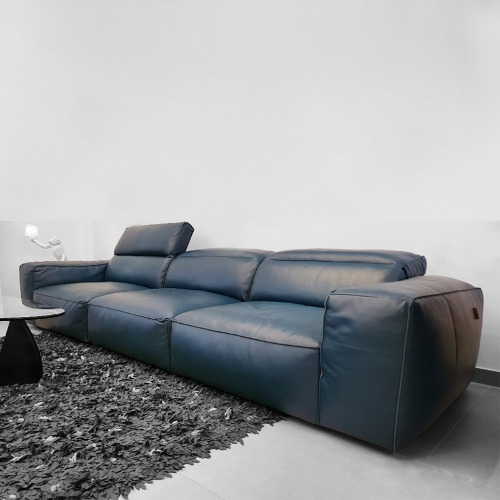 Castello Italia  Kubrick 100% Leather sofa  (Made in italy)